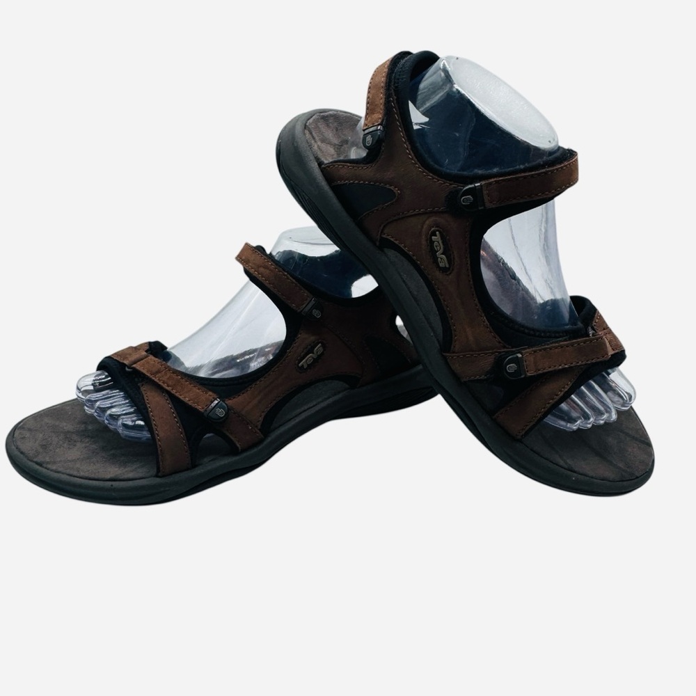 TEVA Women’s Size 11 Neota Brown Sandal Sports Outdoor Hiking Casual Athletic - Picture 11 of 16